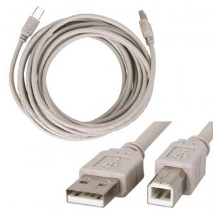 Skrivare - Kablage - USB 2.0 Skrivarkabel 3 meter